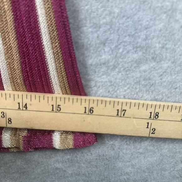 Retro Style Flare Stripe Wide Leg Pull On Pants Lightweight Beach Stretchy Mult - Picture 5 of 11